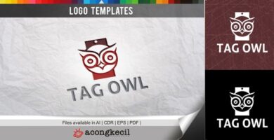 Tag Owl – Logo Template
