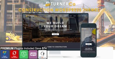 Turner – Construction WordPress Theme