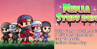 Ninja Stuff Run – Unity Endless Run Game