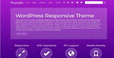 Voondu – Responsive WordPress Theme