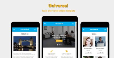 Universal – Mobile Template
