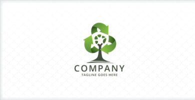 Recycling Arrows – Tree Logo