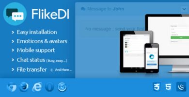 FlikeDi Chat – Instant Messenger PHP Script