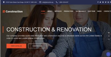 Construction – Construction Web Template