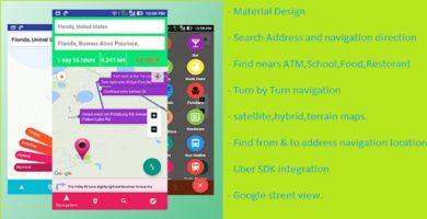 Near Me navigation – Android App Source Code