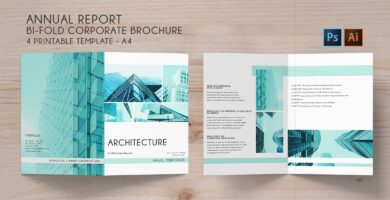 Bi-Fold  Brochure Annual Conference – 4 Template
