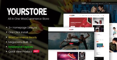 YourStore – Responsive WooCommerce WordPress Theme