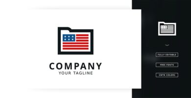 American File Logo Template