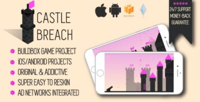 Castle Breach – Buildbox Game Template