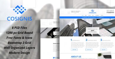 Cosignis – Multipurpose Business Consulting PSD