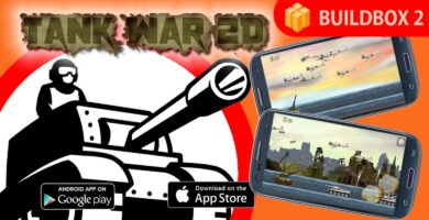 Tank War 2D – Buildbox Game Template