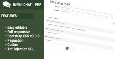 Infini Chat 2 – Responsive PHP Chat Script