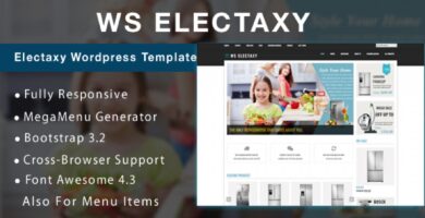 WS Electasy – Electronic Store WooCommerce Theme