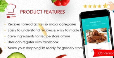 Foodie – Recipes iOS App Source Code
