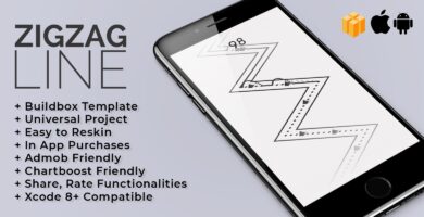 ZigZag Line – Buildbox Template