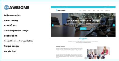 Awesome – Business HTML5 Template