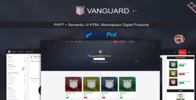 Vanguard – Marketplace Digital Products PHP