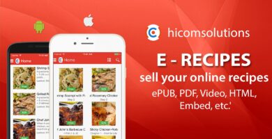 E-Recipes – Sell Your Online Recipes iOS App