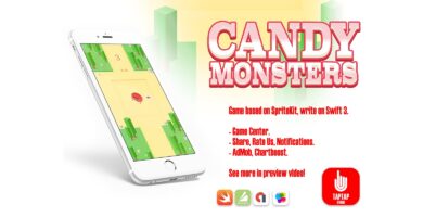 Candy Monsters – iOS App Source Code