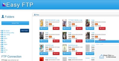 Easy FTP – Full Featured FTP Client PHP Script