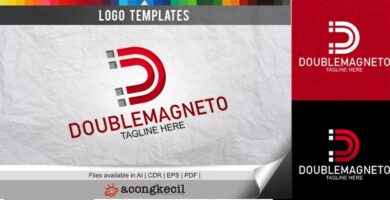 Double Magneto – Logo Template