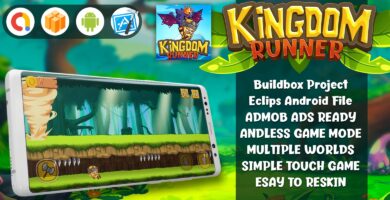 Kingdom Runner – Buildbox  Game Template