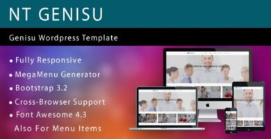 NT Genisu – WordPress Insurance Company Theme