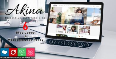 Akina – Magazine WordPress Theme