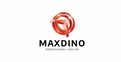Maxdino Arrow Logo