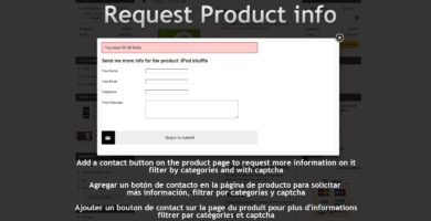 Request Product Info – PrestaShop Module