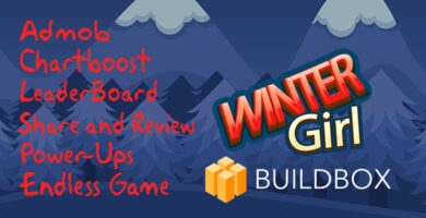 Winter Girl – Buildbox Game Template