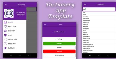 Dictionary Android App Template