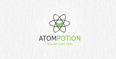 Atom Lab – Logo Template
