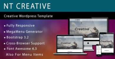 NT Creative – Creative WordPress Theme