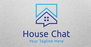 House Chat – Logo Template
