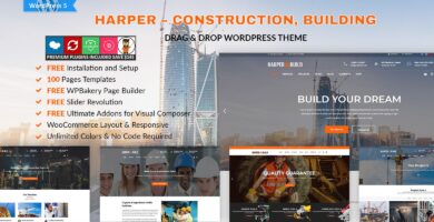 Harper – Construction Building WordPress Theme