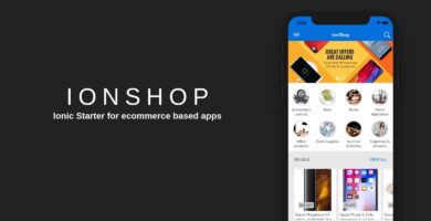 IonShop – Complete Ionic eCommerce Solution