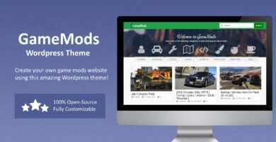 GameMods Theme – Game Modding WordPress Theme