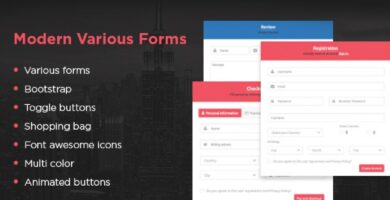 Modern Various Forms – Bootstrap Forms Template