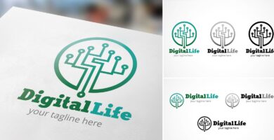 Digital Life – Logo Template