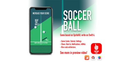 Soccer Ball iOS Source Code