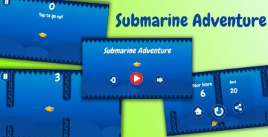 Submarine Adventure – Unity Game Source Code