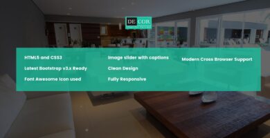 Decor – Corporate Interior Design HTML5 Template