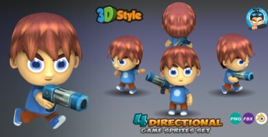 4-Directional  Game Character Sprites