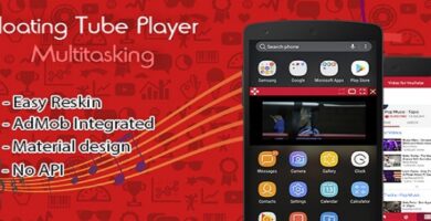 Floating App For Youtube Player – Android Template