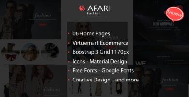 Safari – Responsive Multipurpose Shopify Theme