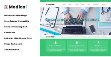 Medical –  HTML  Web Template