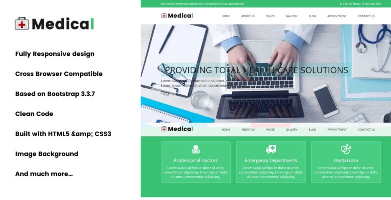 Medical –  HTML  Web Template