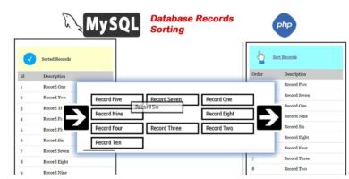 MySQL Drag and Drop Record Sorting  – PHP Script