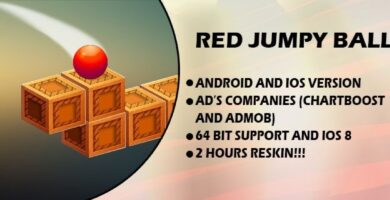 Jump Red Ball – Android and iOS Game Source Code